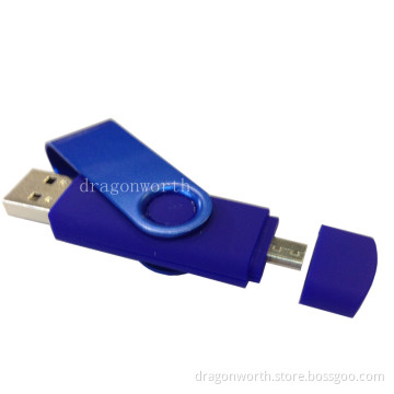 Pen Drive 2way Swivel Hi-Speed USB-2.0, Micro USB, OEM Flash Drive Memory Stick